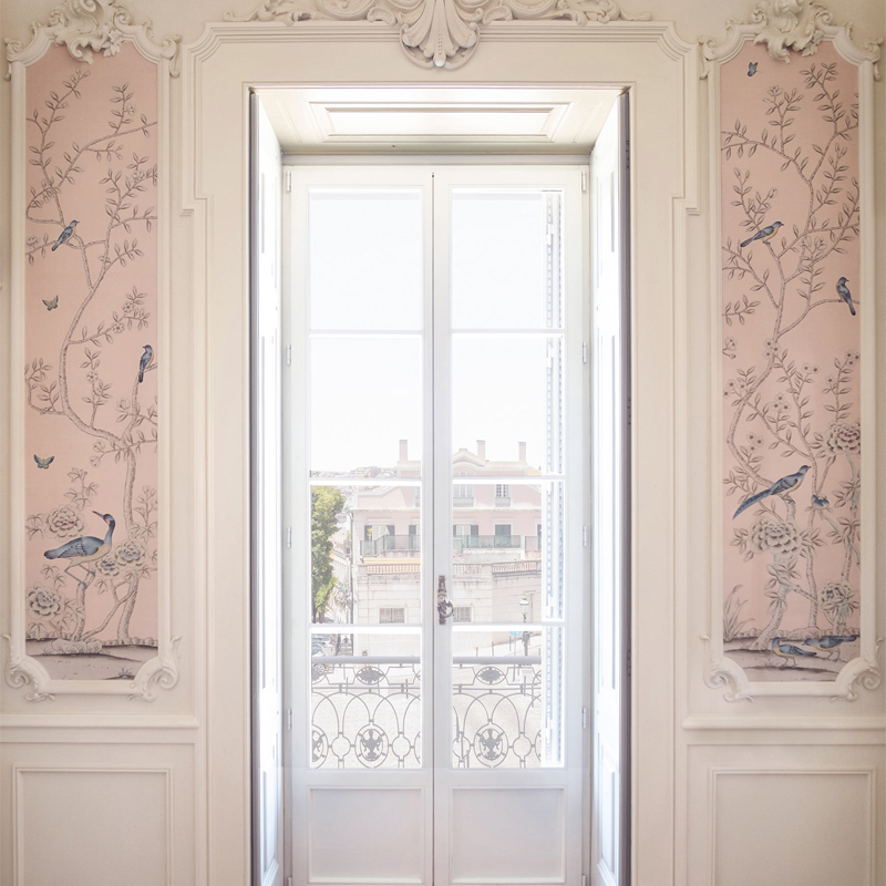 Обои ручная роспись Earlham Almost Mauve