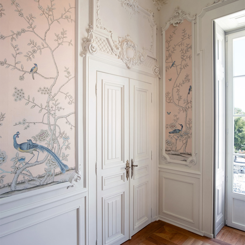 Обои ручная роспись Earlham Almost Mauve