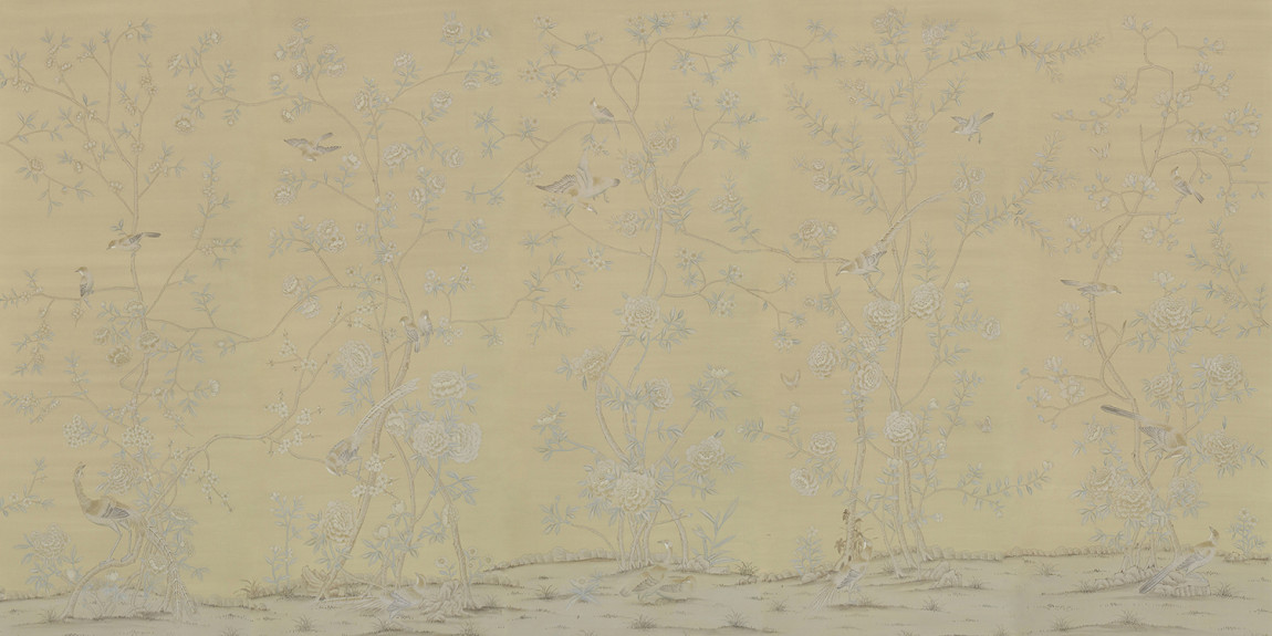 Обои ручная роспись Earlham Grey Silk