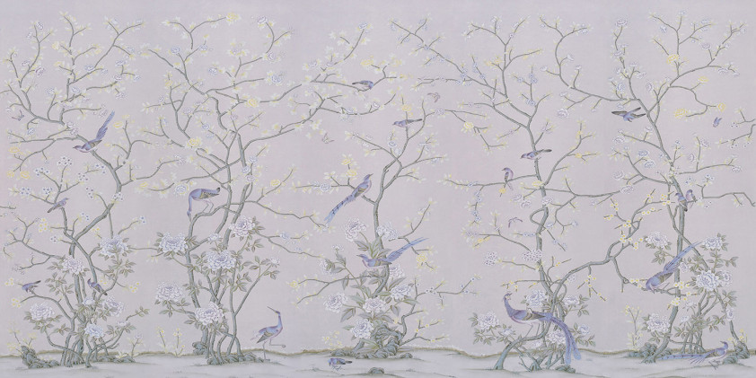 Обои ручная роспись Earlham Lilac