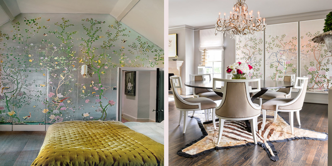 Обои ручная роспись Earlham Tarnished Silver