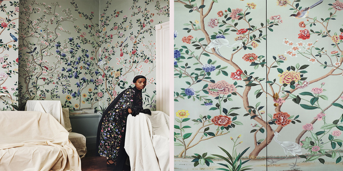 Обои ручная роспись Erdem Adam Grey