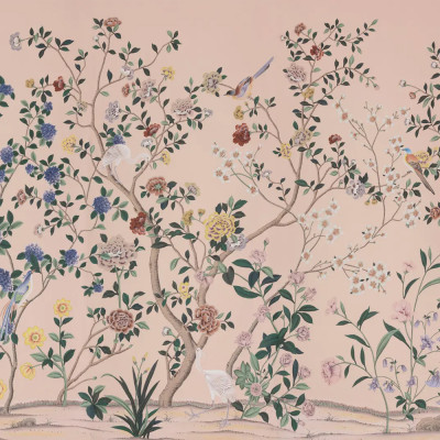 Обои ручная роспись Erdem Gentleman's Pink