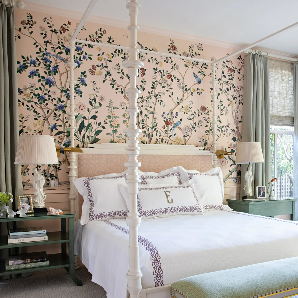 Обои ручная роспись Erdem Gentleman's Pink