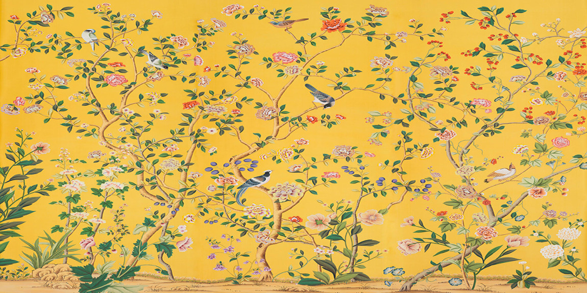 Обои ручная роспись Erdem Golden Yellow