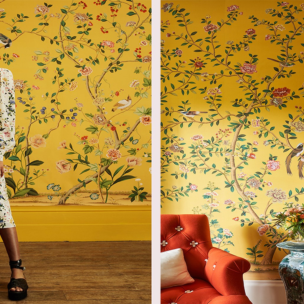 Обои ручная роспись Erdem Golden Yellow