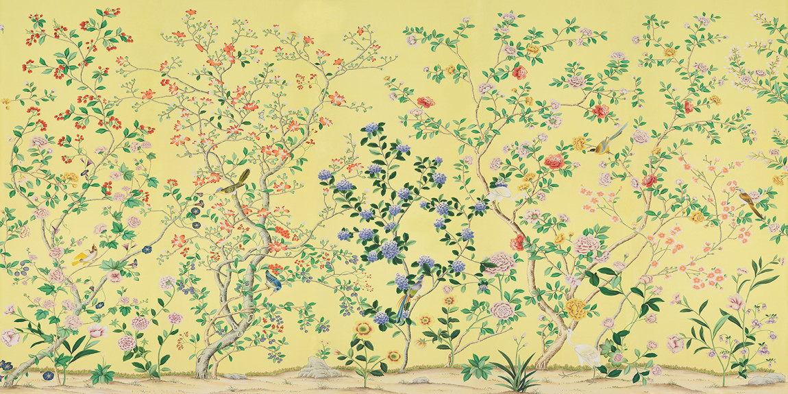 Обои ручная роспись Erdem Imperial Yellow