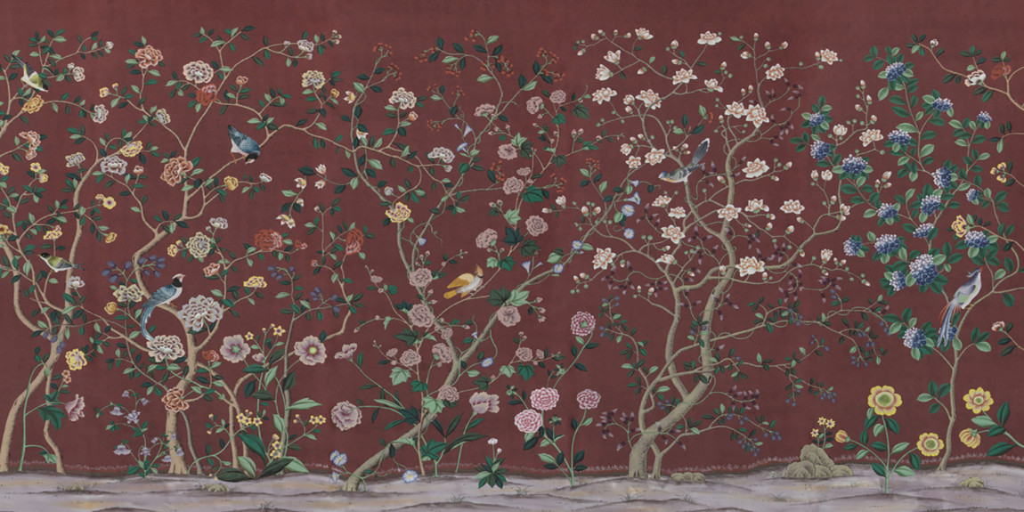 Обои ручная роспись Erdem Red