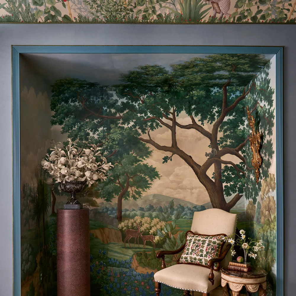 Обои ручная роспись Hill Country Scenic Special Colourway on scenic paper