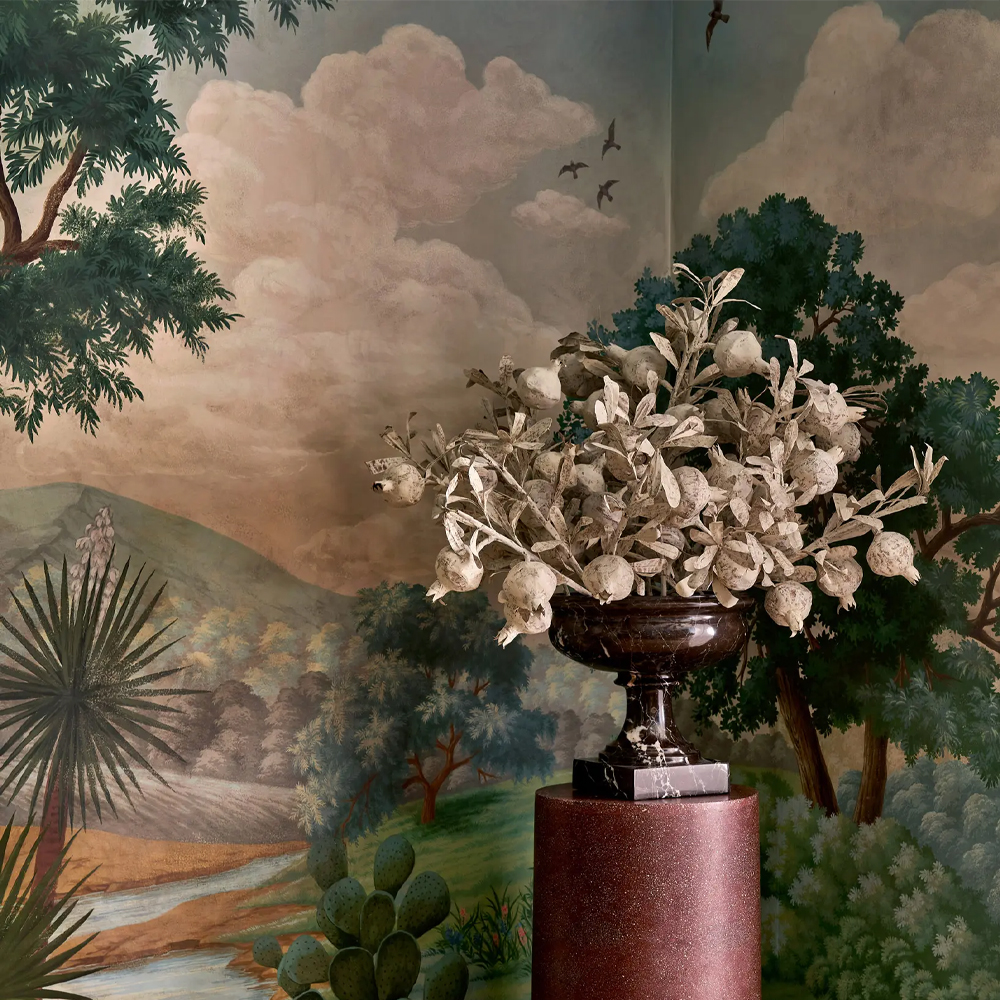 Обои ручная роспись Hill Country Scenic Special Colourway on scenic paper