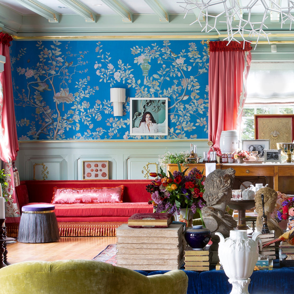 Обои ручная роспись Houghton Canton Blue