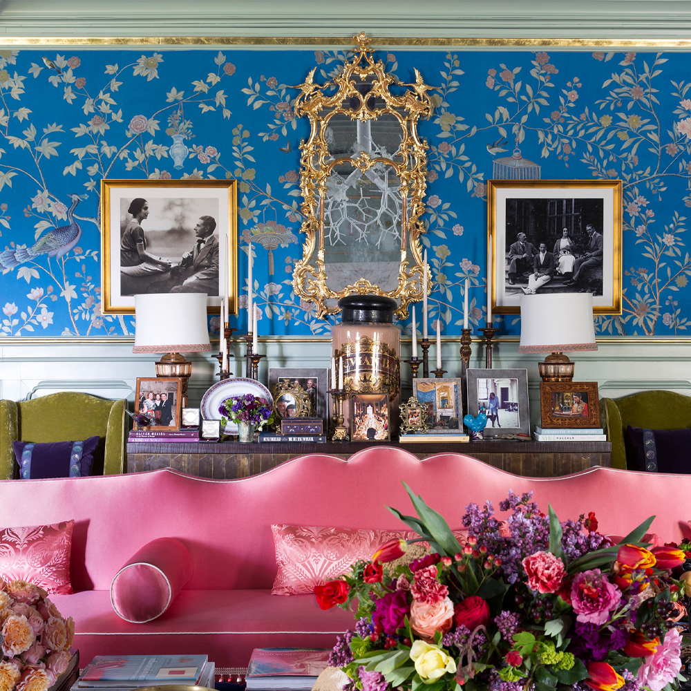 Обои ручная роспись Houghton Canton Blue