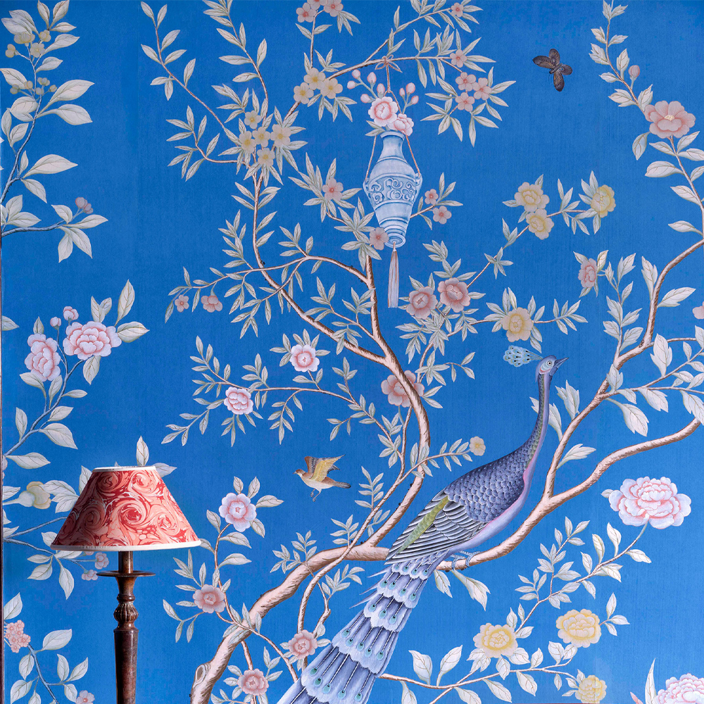 Обои ручная роспись Houghton Canton Blue