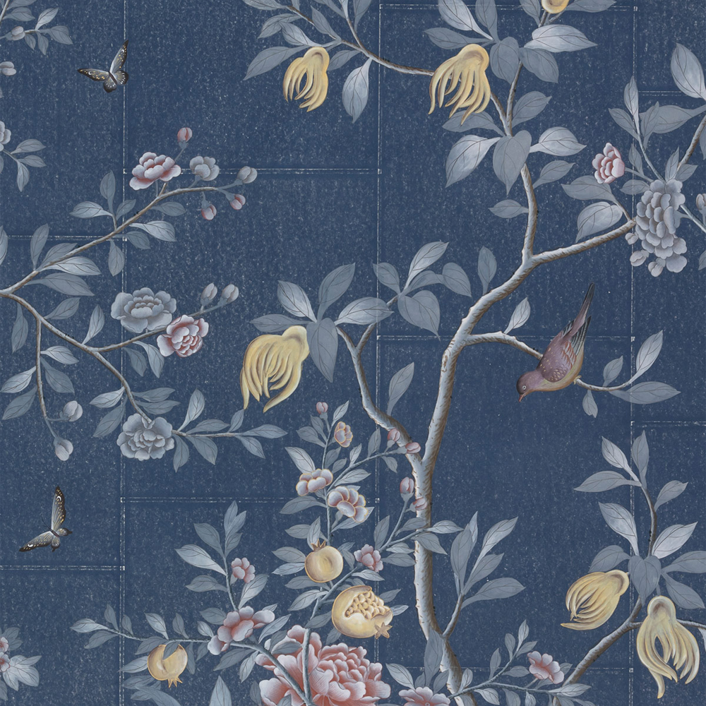 Обои ручная роспись Houghton Dark Blue