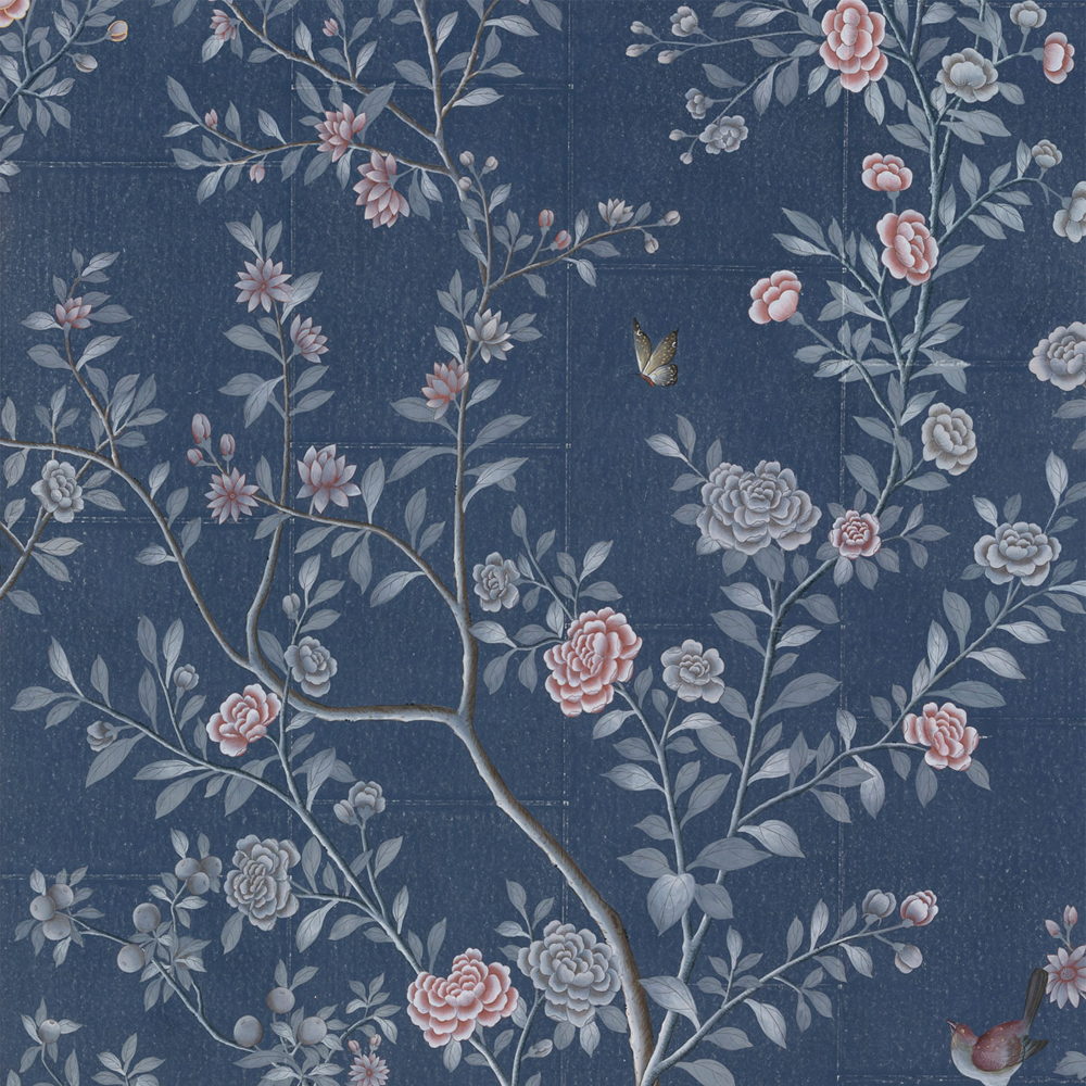 Обои ручная роспись Houghton Dark Blue