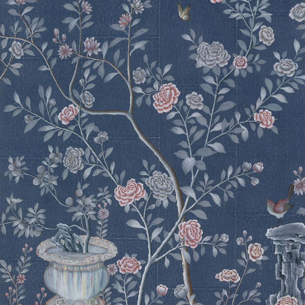 Обои ручная роспись Houghton Dark Blue