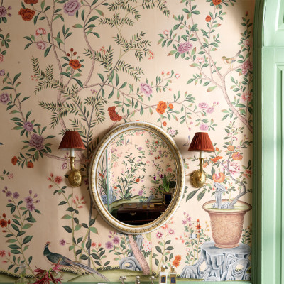 Обои ручная роспись Houghton Edo Blush