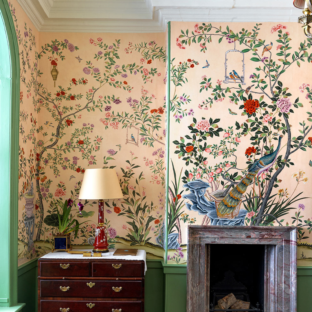 Обои ручная роспись Houghton Edo Blush