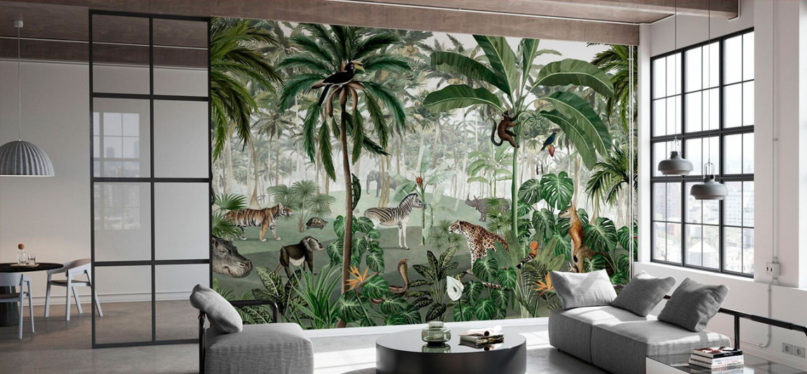 Обои ручная роспись Jungle Lookbook