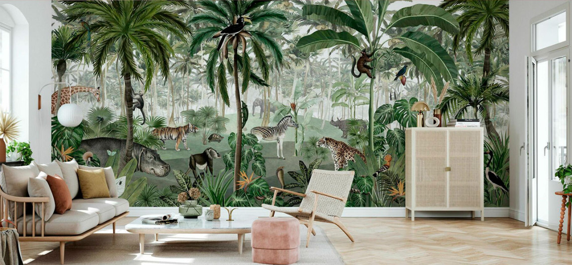 Обои ручная роспись Jungle Lookbook