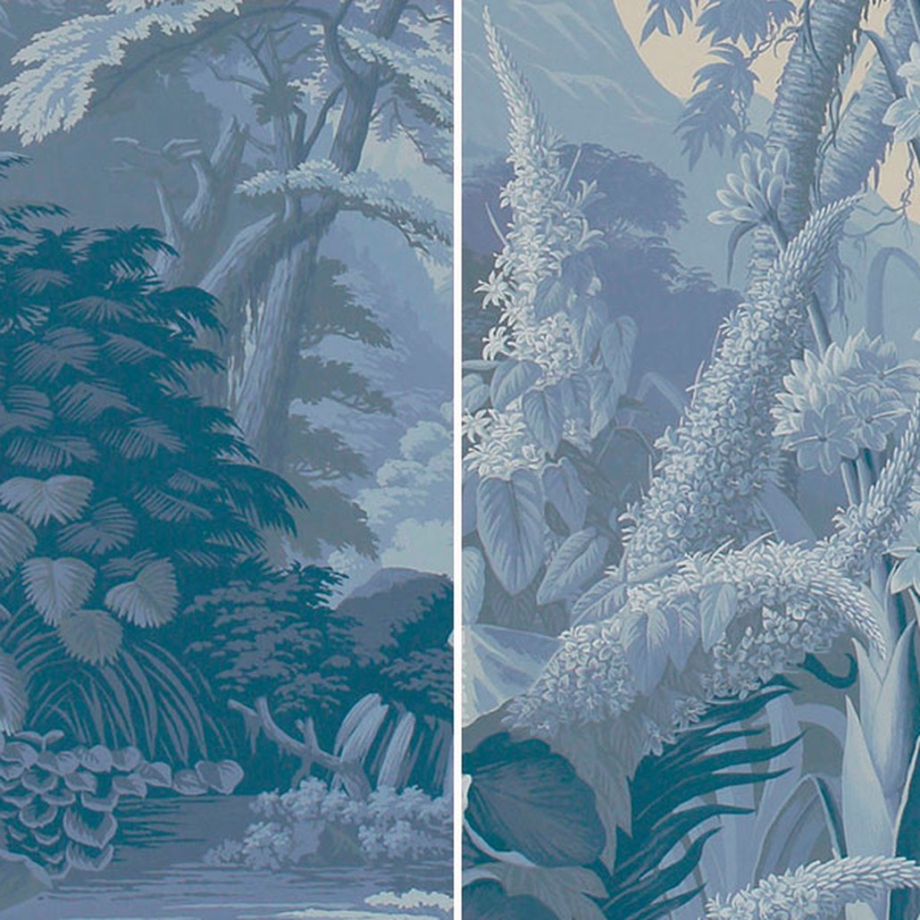 Обои ручная роспись L'Eden Colourway SC-61 on scenic paper