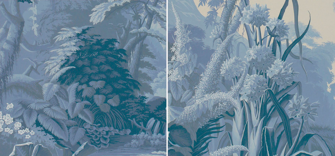 Обои ручная роспись L'Eden Colourway SC-61 on scenic paper