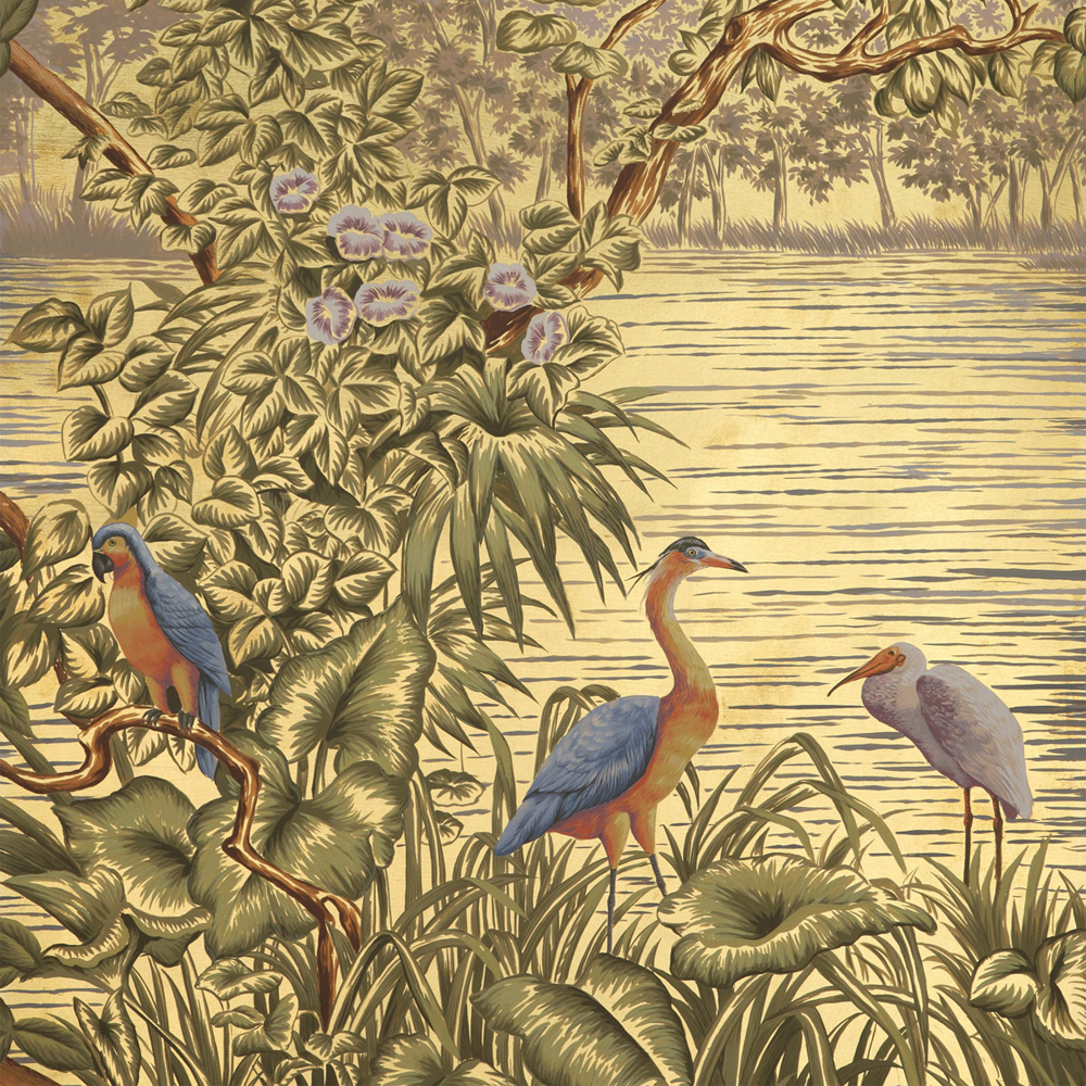 Обои ручная роспись Le Brésil Amarelo Deep Rich Gold