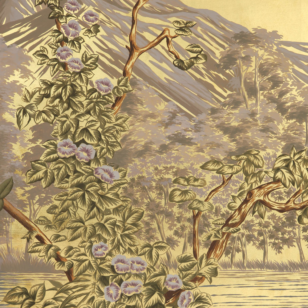 Обои ручная роспись Le Brésil Amarelo Deep Rich Gold