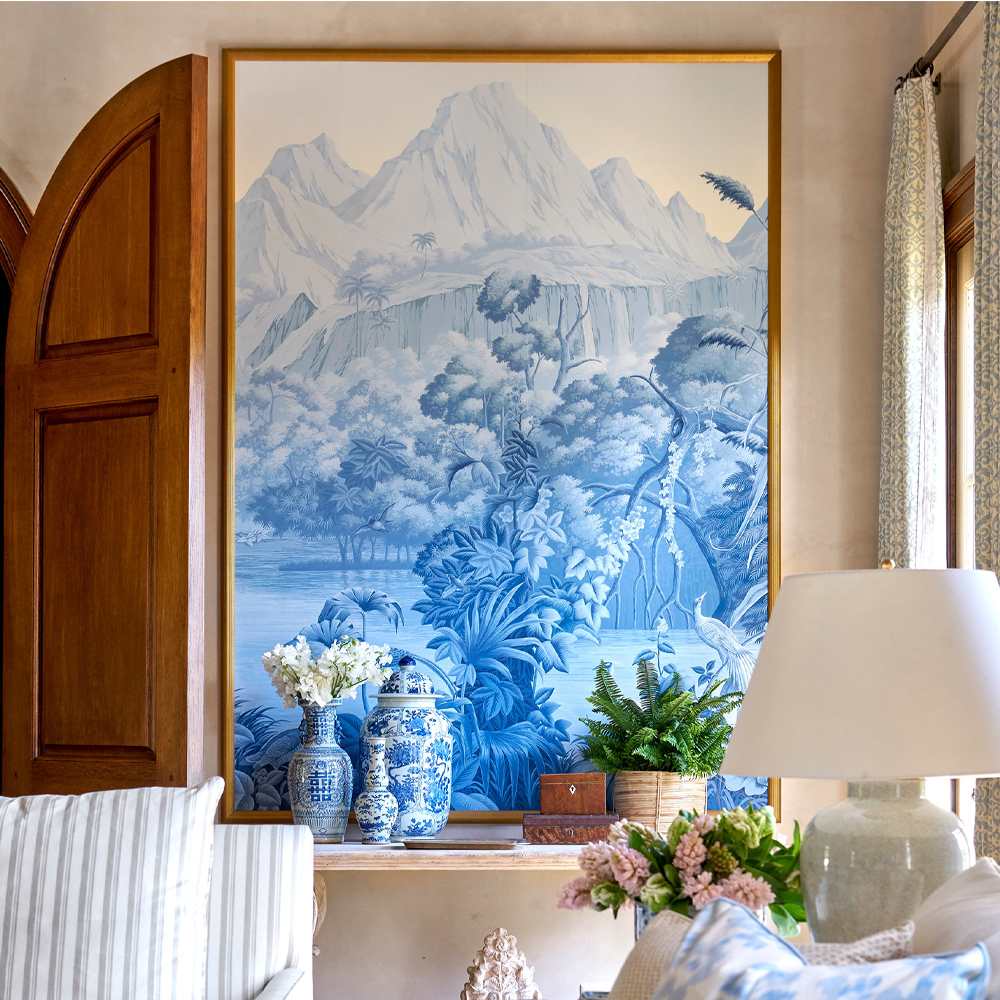 Обои ручная роспись Le Brésil Mer Bleue