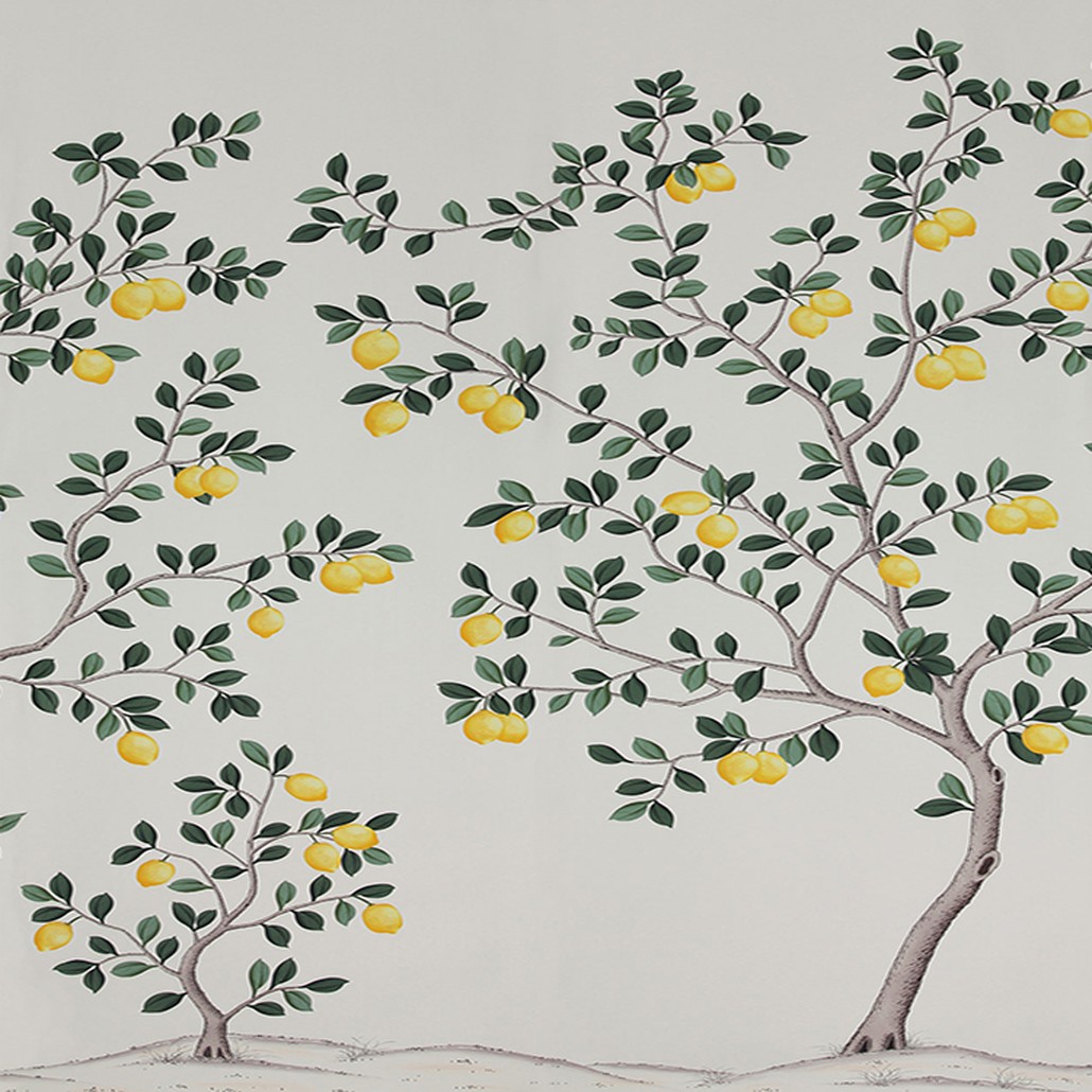 Обои ручная роспись Lemon Grove Bleached White