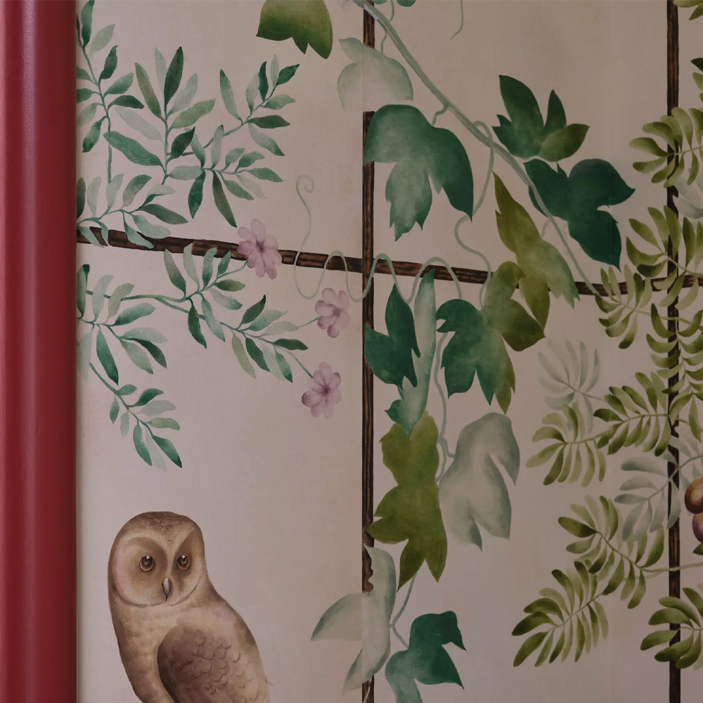 Обои ручная роспись Medici Standard colourway on white Williamsburg