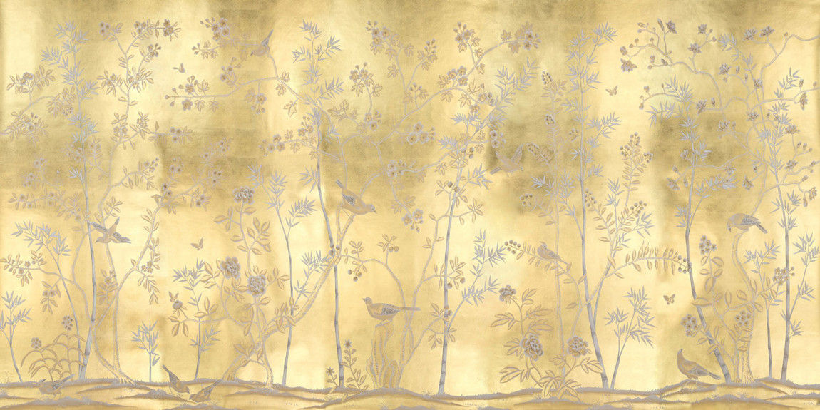 Обои ручная роспись Portobello Deep Rich Gold II