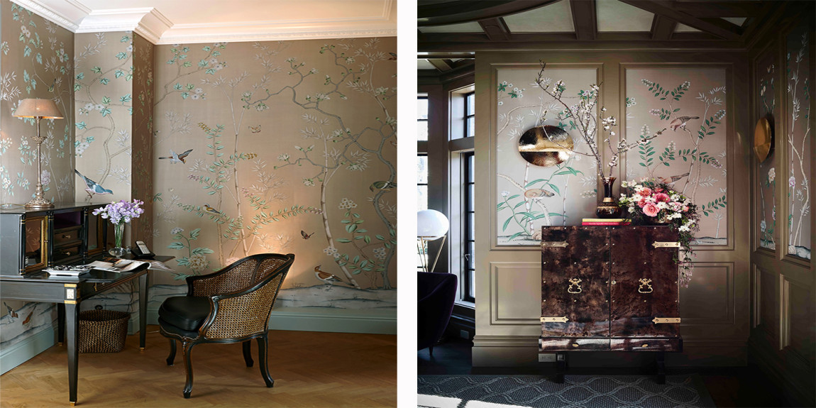 Обои ручная роспись Portobello Lead Grey