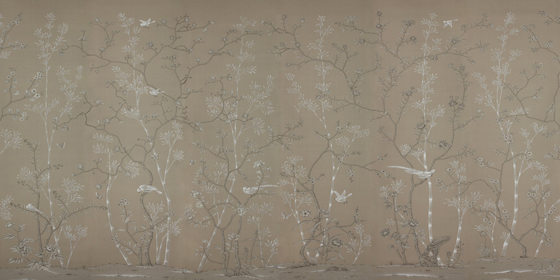 Обои ручная роспись Portobello Lead Grey II