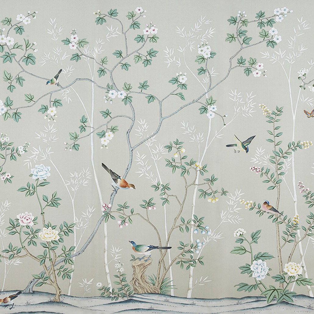 Обои ручная роспись Portobello Pale Grey