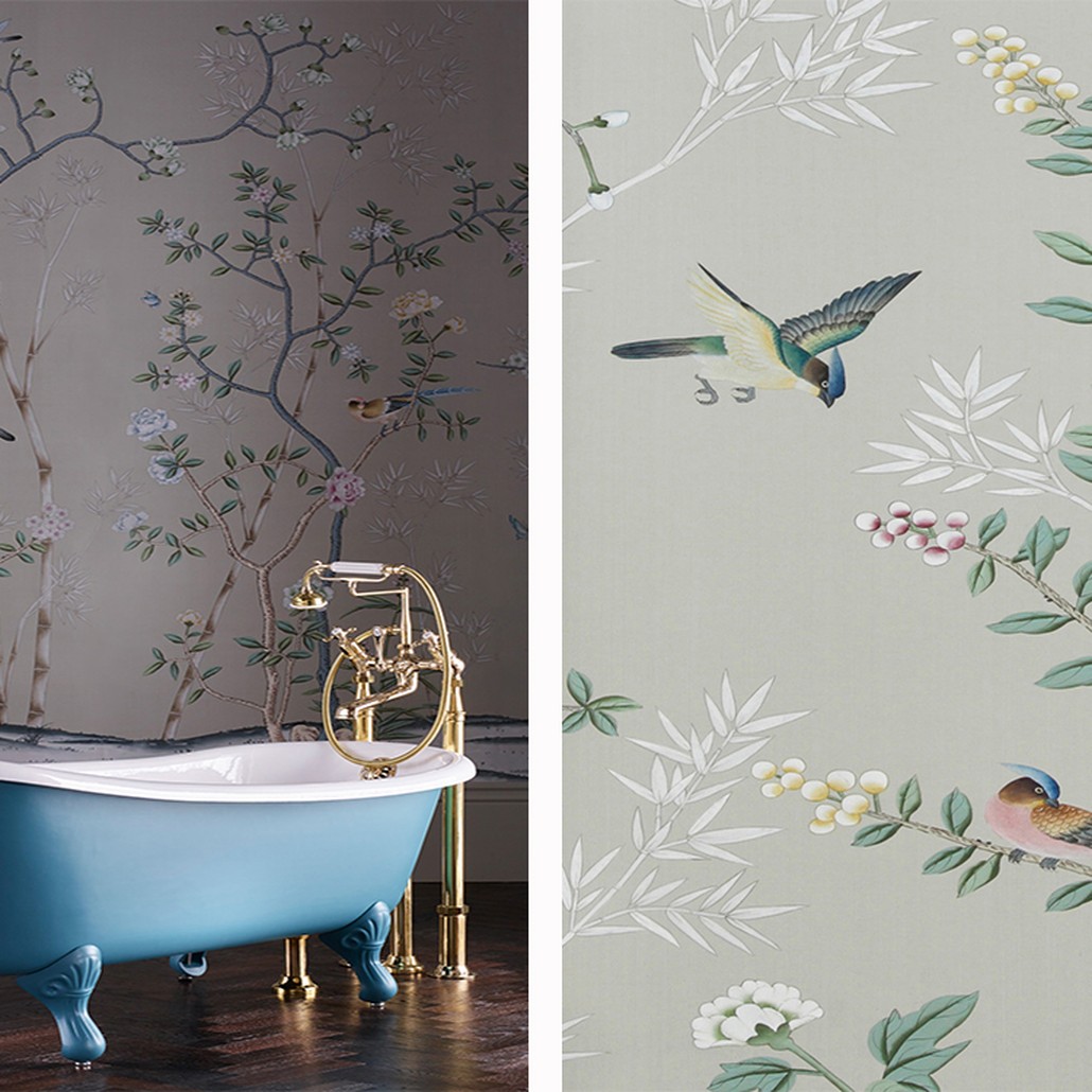 Обои ручная роспись Portobello Pale Grey