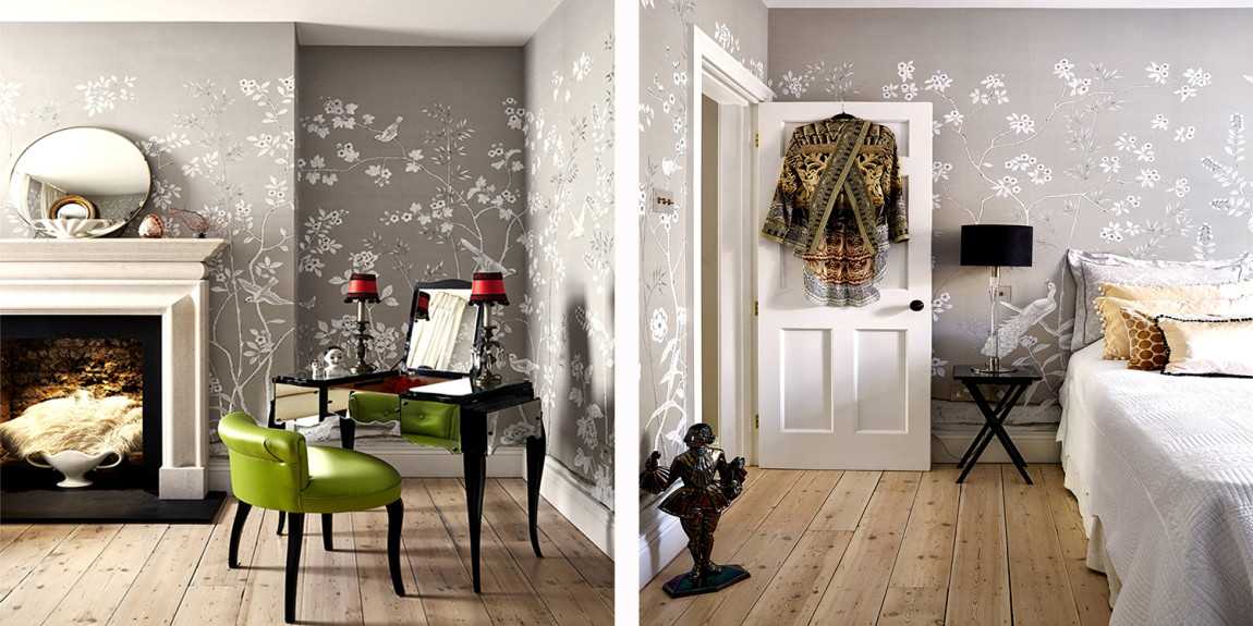 Обои ручная роспись Portobello Pale Grey II