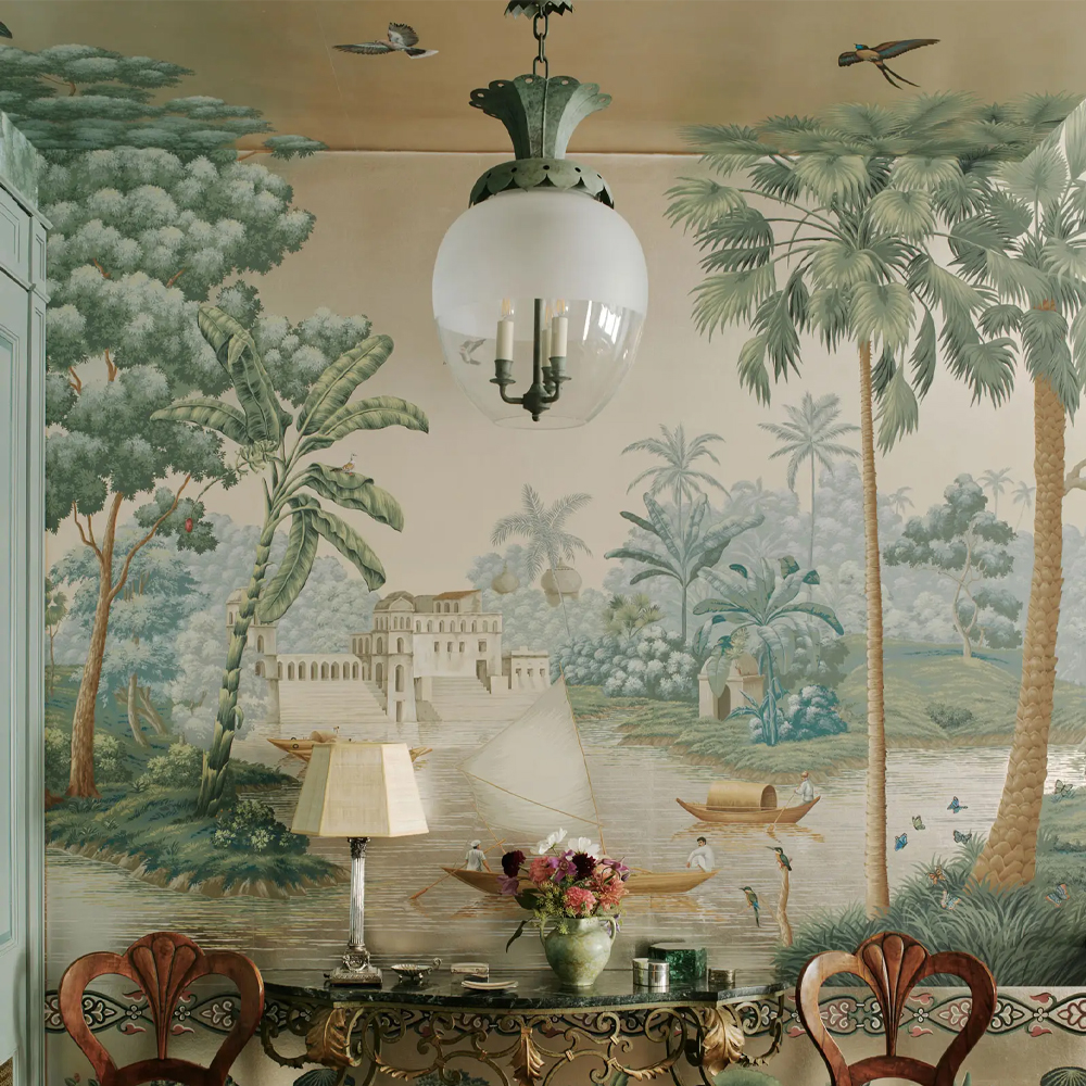 Обои ручная роспись River Scenes of Bengal Kolkata