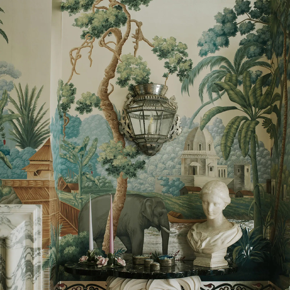 Обои ручная роспись River Scenes of Bengal Kolkata