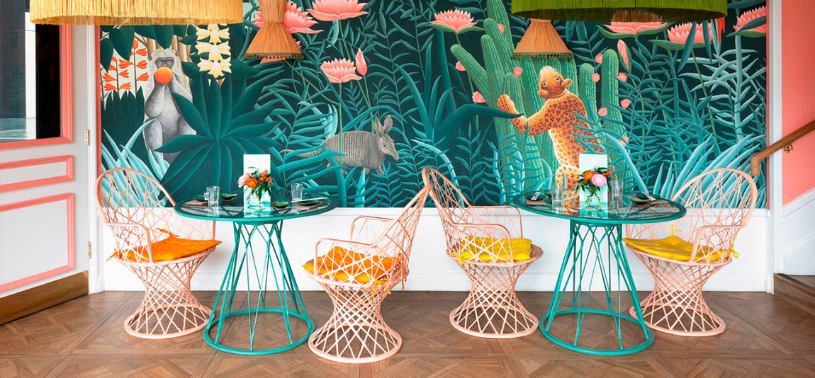 Обои ручная роспись Rousseau Rousseau on scenic paper