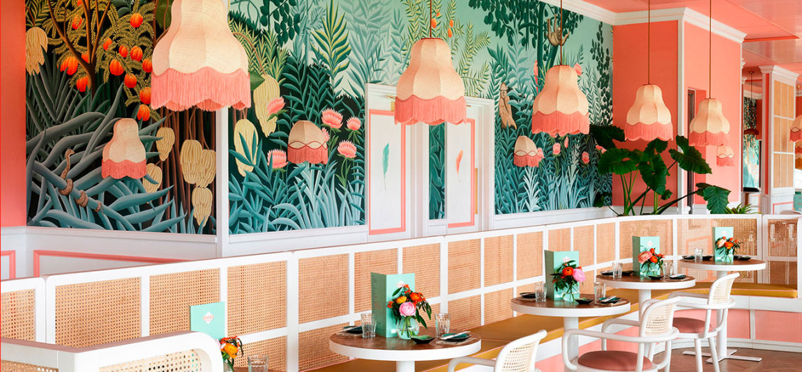 Обои ручная роспись Rousseau Rousseau on scenic paper