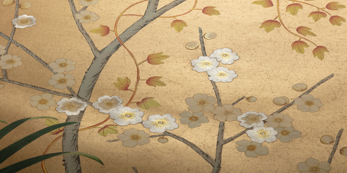 Обои ручная роспись Sans Soucis Crackled Gold