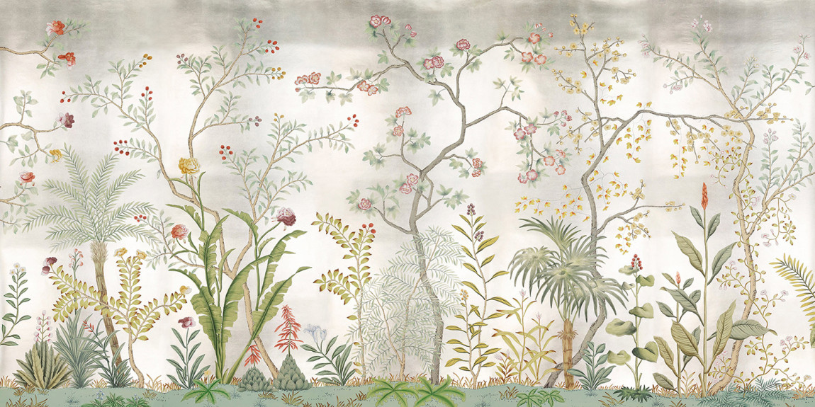 Обои ручная роспись Sans Soucis Mauve Silver