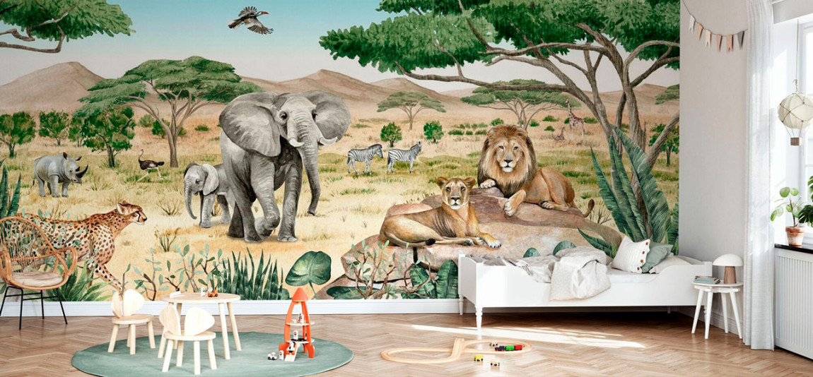 Обои ручная роспись Savannah Secrets