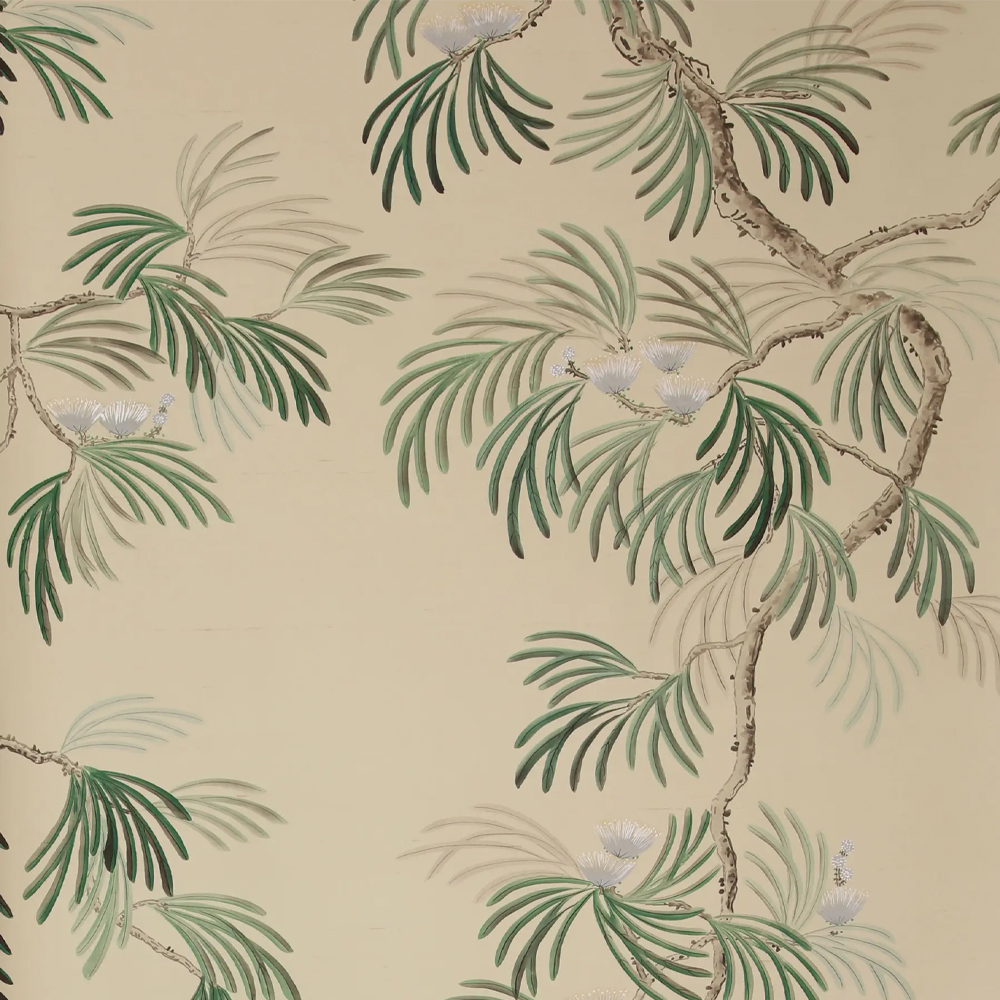 Обои ручная роспись Silk Tree Special Colurway on Sabbia slub silk