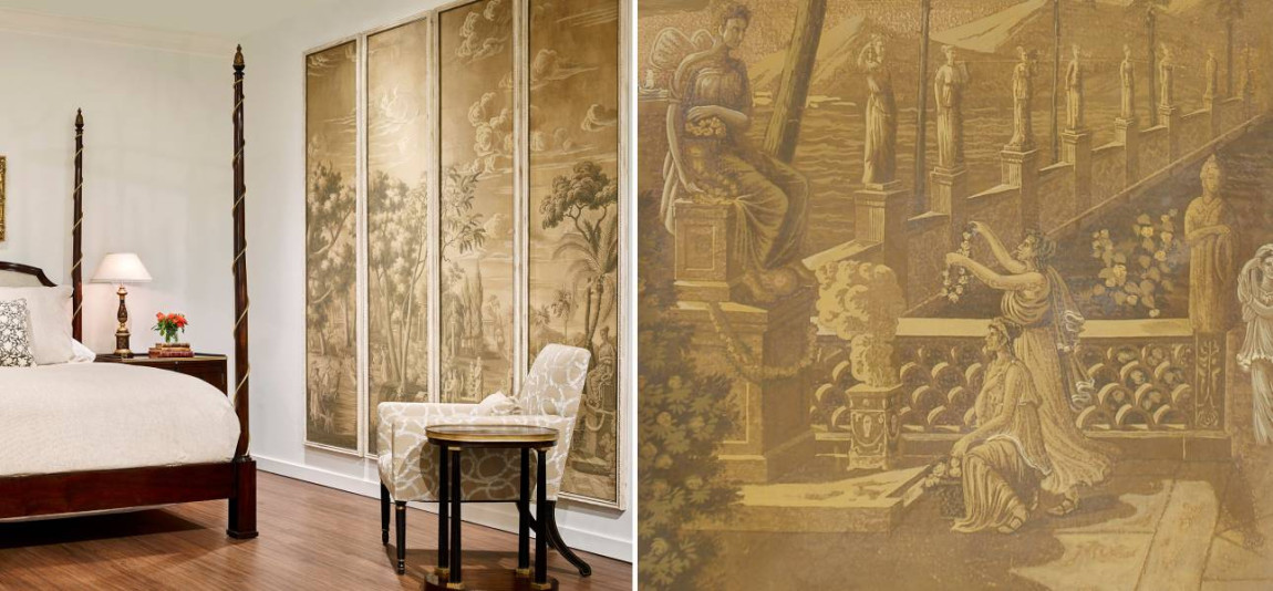 Обои ручная роспись Telemachus Sepia