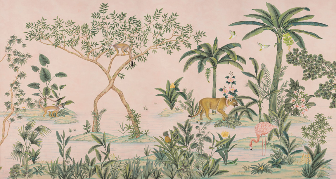 Обои ручная роспись The Colony Edo Hibiscus