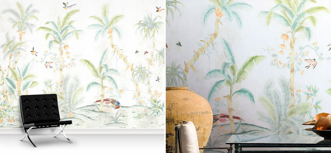 Обои ручная роспись Trevarez Ivory