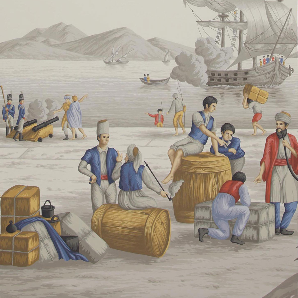 Обои ручная роспись Views of Italy Charvet