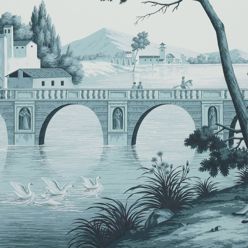 Обои ручная роспись Views of Italy Mare Verde